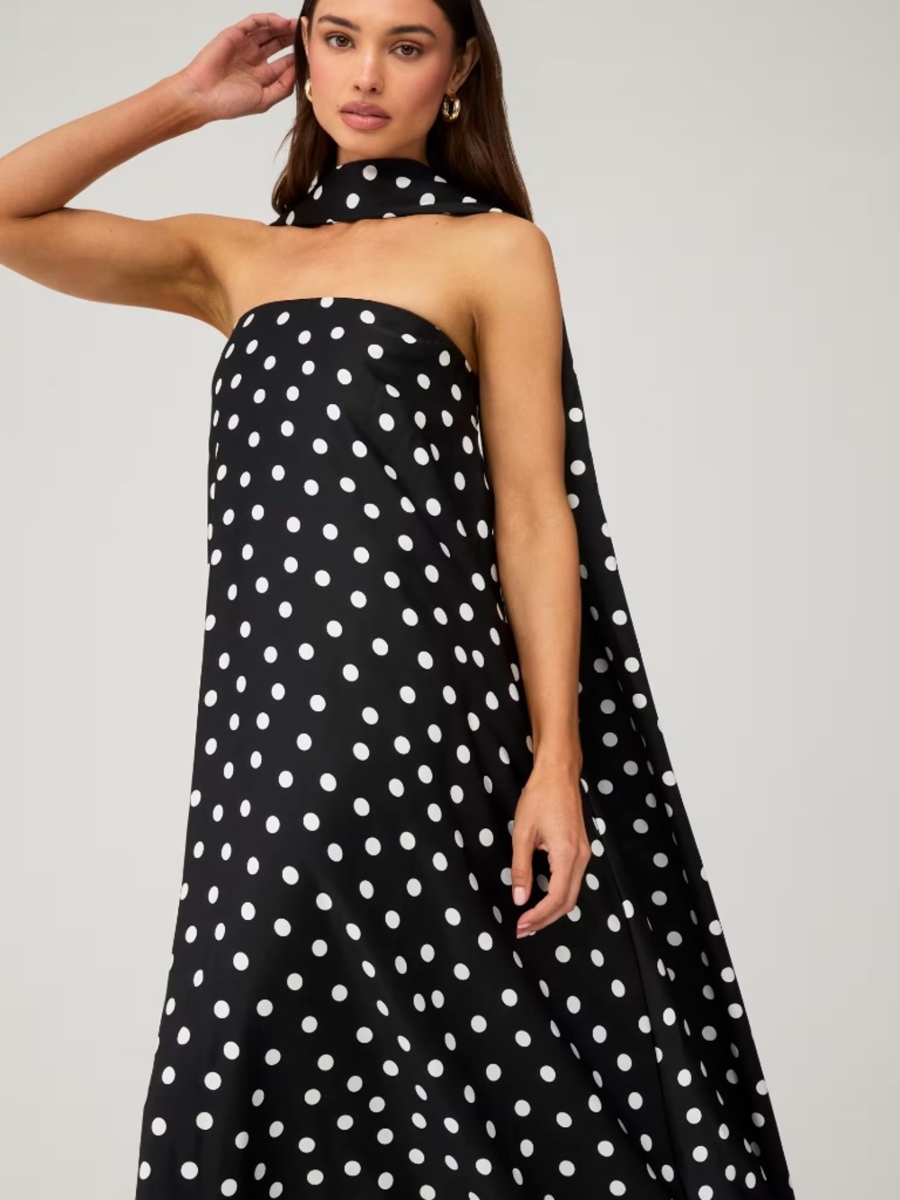 Show me your mumu tinsley polka dot maxi dress